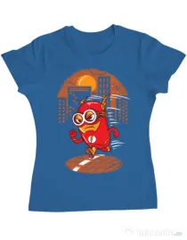 Tricou ADLER dama Flash minion Albastru azuriu