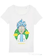 Tricou STANLEY STELLA dama I'm just saiyantist Alb
