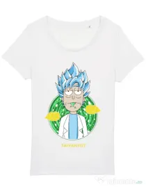 Tricou STANLEY STELLA dama I'm just saiyantist Alb