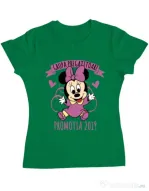 Tricou ADLER dama Absolvire Minnie Mouse Verde mediu