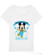 Tricou STANLEY STELLA dama Absolvire Mickey Mouse Alb