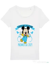 Tricou STANLEY STELLA dama Absolvire Mickey Mouse Alb