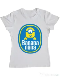 Tricou ADLER dama Bananana Alb