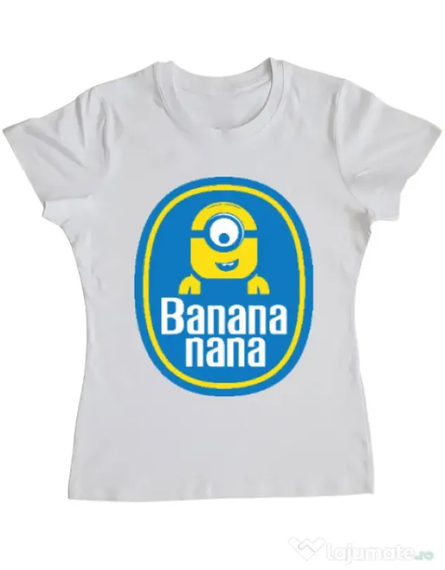 Tricou ADLER dama Bananana Alb