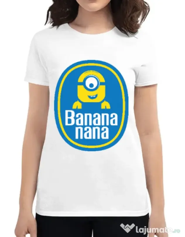 Tricou ADLER dama Bananana Alb