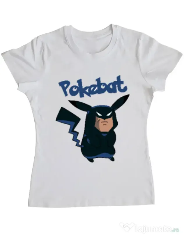 Tricou ADLER dama Pokebat Alb