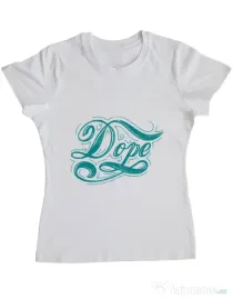 Tricou ADLER dama Dope Alb