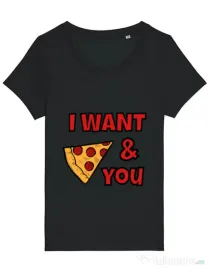 Tricou STANLEY STELLA dama I want you Negru
