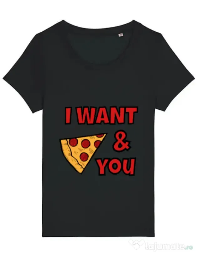 Tricou STANLEY STELLA dama I want you Negru
