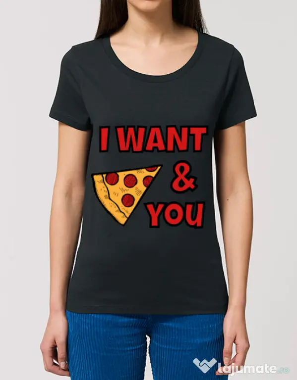 Tricou STANLEY STELLA dama I want you Negru