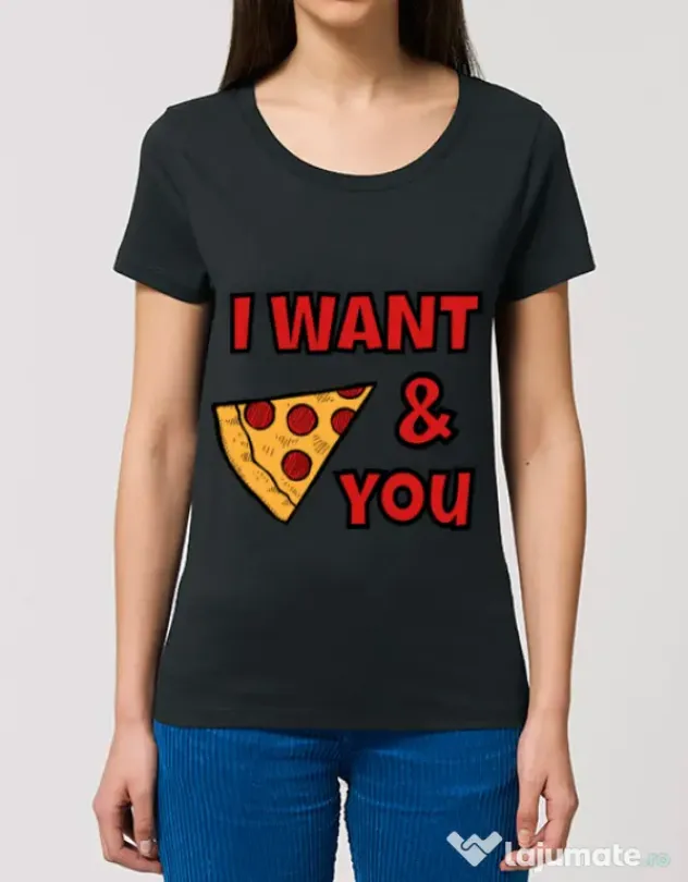 Tricou STANLEY STELLA dama I want you Negru