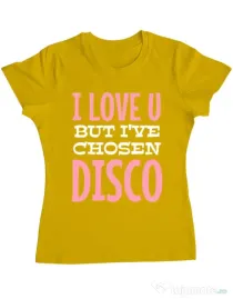 Tricou ADLER dama I’ve chosen disco Galben
