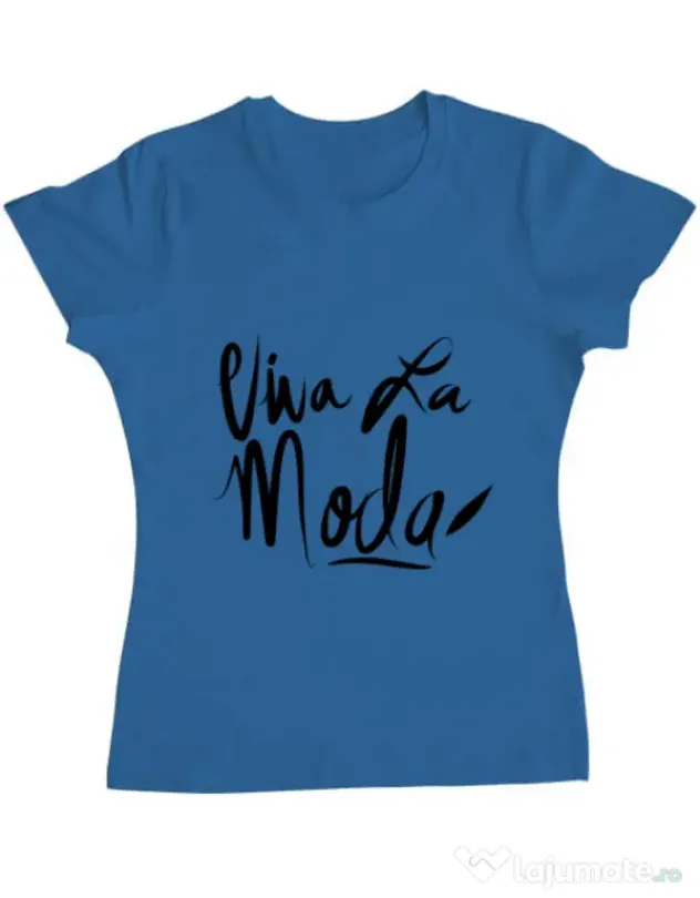 Tricou ADLER dama Viva la moda Albastru azuriu