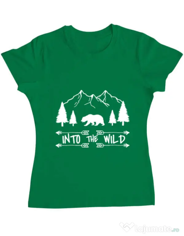 Tricou ADLER dama Into the wild Verde mediu