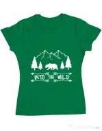 Tricou ADLER dama Into the wild Verde mediu