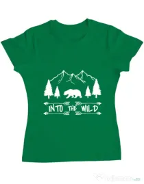 Tricou ADLER dama Into the wild Verde mediu