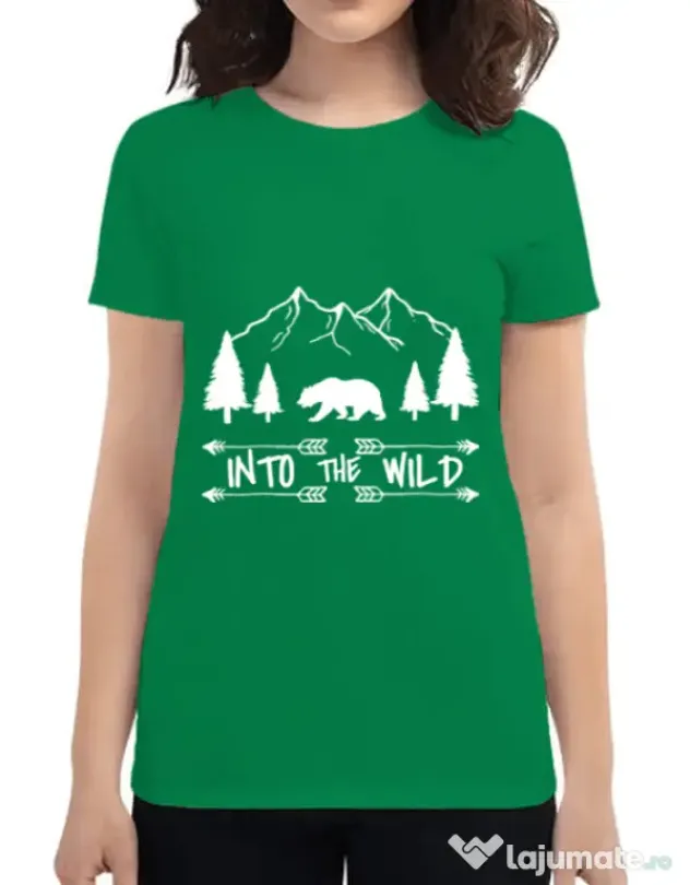 Tricou ADLER dama Into the wild Verde mediu