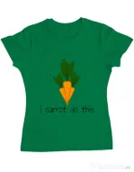 Tricou ADLER dama I carrot do this Verde mediu