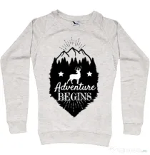Bluza ADLER dama Adventure Begins Migdala melanj