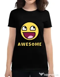 Tricou ADLER dama Awesome Negru