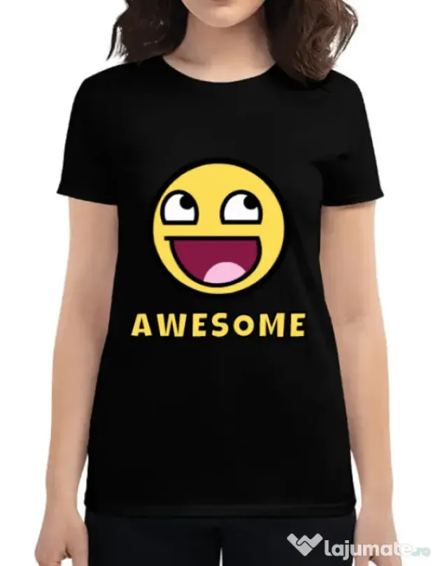 Tricou ADLER dama Awesome Negru