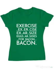 Tricou ADLER dama Exercise Verde mediu