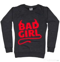 Bluza ADLER dama Bad girl Negru melanj