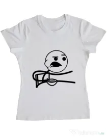 Tricou ADLER dama Cereal Guy Alb