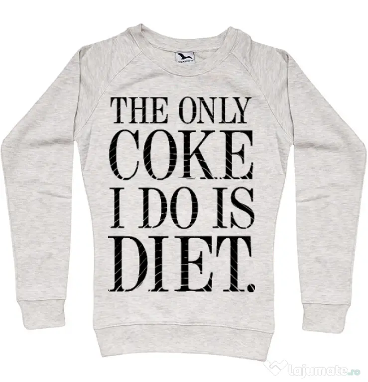 Bluza ADLER dama Diet coke Migdala melanj