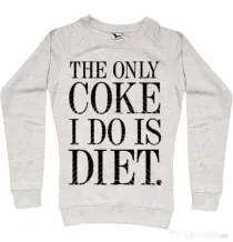 Bluza ADLER dama Diet coke Migdala melanj