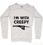 Bluza ADLER dama I'm with creepy Migdala melanj