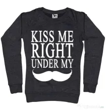 Bluza ADLER dama Kiss me right under Negru melanj