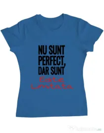 Tricou ADLER dama Editie limitata Albastru azuriu