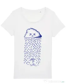 Tricou STANLEY STELLA dama Something is growing Alb