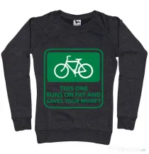 Bluza ADLER dama Bicycle Negru melanj