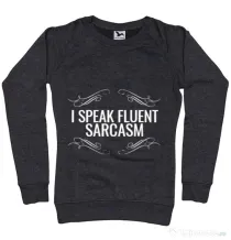 Bluza ADLER dama Sarcasm Negru melanj
