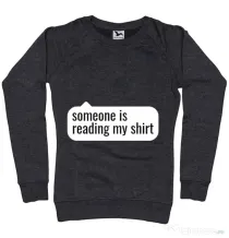 Bluza ADLER dama Reading my shirt Negru melanj