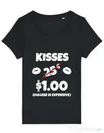 Tricou STANLEY STELLA dama College is expensive Negru