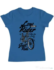 Tricou ADLER dama Lowrider Albastru azuriu