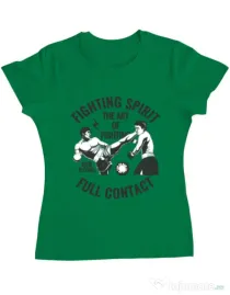 Tricou ADLER dama Kick boxing Verde mediu