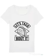 Tricou STANLEY STELLA dama Let’s taco Alb