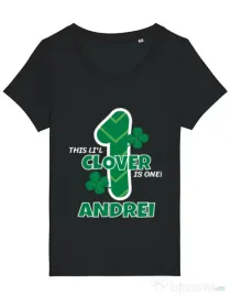 Tricou STANLEY STELLA dama Little clover Negru