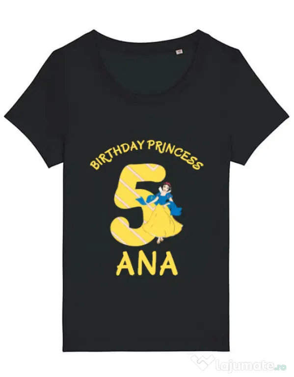 Tricou STANLEY STELLA dama Birthday Princess Negru