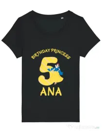 Tricou STANLEY STELLA dama Birthday Princess Negru