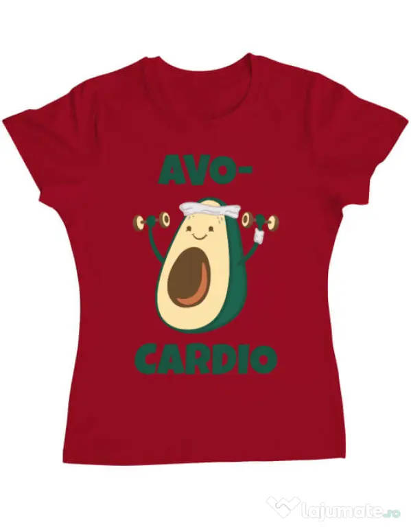 Tricou ADLER dama Avo-cardio Rosu