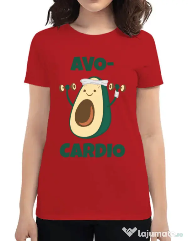 Tricou ADLER dama Avo-cardio Rosu