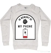 Bluza ADLER dama In memory of my phone Migdala melanj