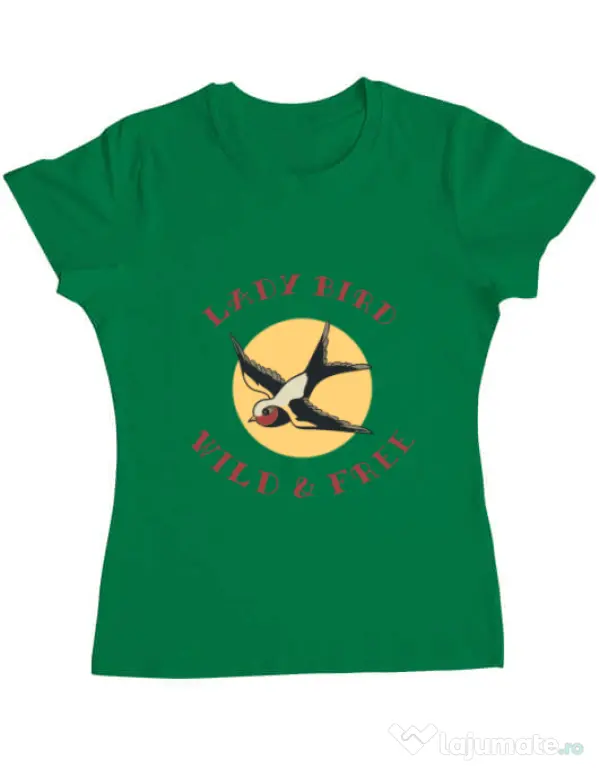 Tricou ADLER dama Ladybird Verde mediu