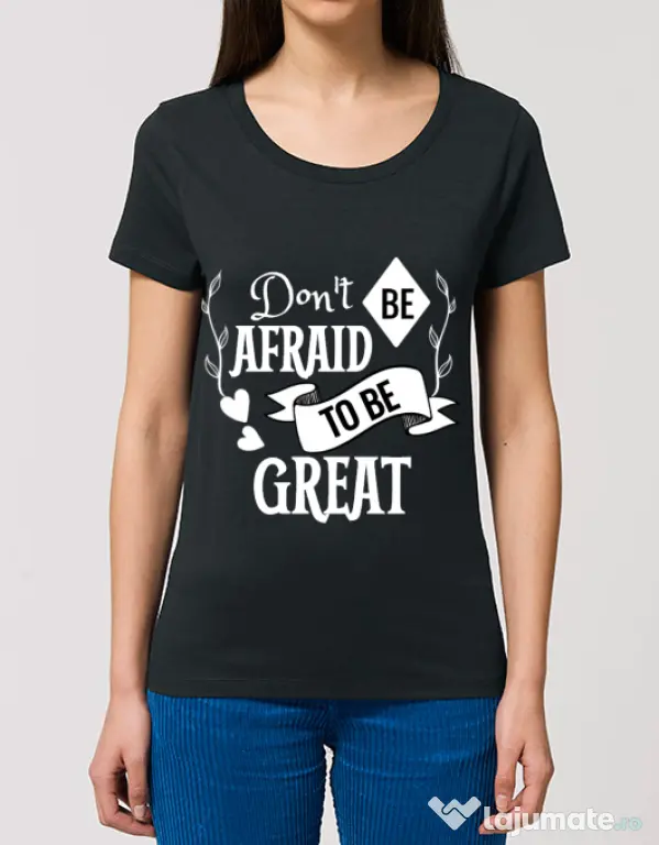 Tricou STANLEY STELLA dama Be great Negru