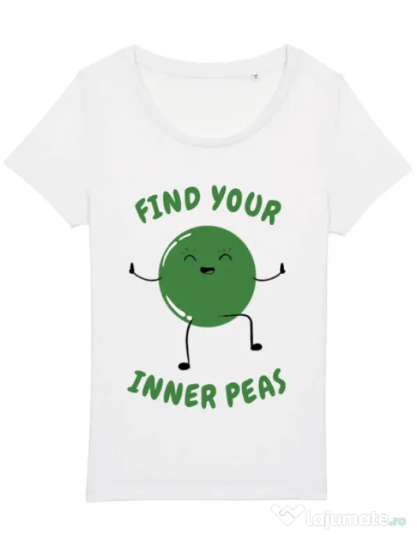 Tricou STANLEY STELLA dama Inner peas Alb